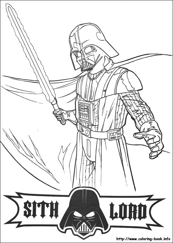 Star Wars coloring picture